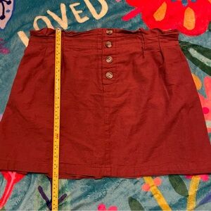 American Eagle Outfitters Brown A-Line Mini Skirt Casual
